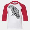 Youth Three Quarter Sleeve Baseball T-Shirt Thumbnail