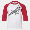 Youth Three Quarter Sleeve Baseball T-Shirt Thumbnail