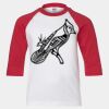 Youth Three Quarter Sleeve Baseball T-Shirt Thumbnail