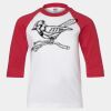Youth Three Quarter Sleeve Baseball T-Shirt Thumbnail