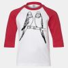 Youth Three Quarter Sleeve Baseball T-Shirt Thumbnail