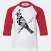 Youth Three Quarter Sleeve Baseball T-Shirt Thumbnail