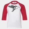 Youth Three Quarter Sleeve Baseball T-Shirt Thumbnail