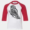 Youth Three Quarter Sleeve Baseball T-Shirt Thumbnail