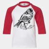 Youth Three Quarter Sleeve Baseball T-Shirt Thumbnail