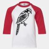 Youth Three Quarter Sleeve Baseball T-Shirt Thumbnail