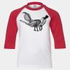 Youth Three Quarter Sleeve Baseball T-Shirt Thumbnail