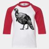 Youth Three Quarter Sleeve Baseball T-Shirt Thumbnail