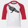 Youth Three Quarter Sleeve Baseball T-Shirt Thumbnail