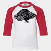 Youth Three Quarter Sleeve Baseball T-Shirt Thumbnail