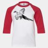 Youth Three Quarter Sleeve Baseball T-Shirt Thumbnail
