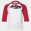 Youth Three Quarter Sleeve Baseball T-Shirt Thumbnail