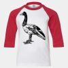 Youth Three Quarter Sleeve Baseball T-Shirt Thumbnail