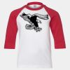 Youth Three Quarter Sleeve Baseball T-Shirt Thumbnail