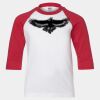 Youth Three Quarter Sleeve Baseball T-Shirt Thumbnail