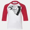 Youth Three Quarter Sleeve Baseball T-Shirt Thumbnail
