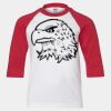 Youth Three Quarter Sleeve Baseball T-Shirt Thumbnail