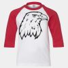 Youth Three Quarter Sleeve Baseball T-Shirt Thumbnail