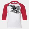 Youth Three Quarter Sleeve Baseball T-Shirt Thumbnail