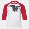 Youth Three Quarter Sleeve Baseball T-Shirt Thumbnail