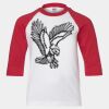 Youth Three Quarter Sleeve Baseball T-Shirt Thumbnail