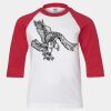 Youth Three Quarter Sleeve Baseball T-Shirt Thumbnail