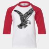 Youth Three Quarter Sleeve Baseball T-Shirt Thumbnail