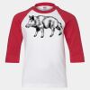 Youth Three Quarter Sleeve Baseball T-Shirt Thumbnail