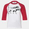 Youth Three Quarter Sleeve Baseball T-Shirt Thumbnail