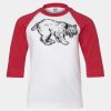 Youth Three Quarter Sleeve Baseball T-Shirt Thumbnail