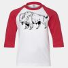 Youth Three Quarter Sleeve Baseball T-Shirt Thumbnail