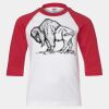 Youth Three Quarter Sleeve Baseball T-Shirt Thumbnail