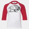 Youth Three Quarter Sleeve Baseball T-Shirt Thumbnail