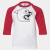 Youth Three Quarter Sleeve Baseball T-Shirt Thumbnail