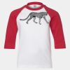 Youth Three Quarter Sleeve Baseball T-Shirt Thumbnail