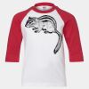 Youth Three Quarter Sleeve Baseball T-Shirt Thumbnail