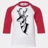 Youth Three Quarter Sleeve Baseball T-Shirt Thumbnail