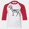 Youth Three Quarter Sleeve Baseball T-Shirt Thumbnail