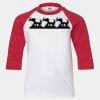 Youth Three Quarter Sleeve Baseball T-Shirt Thumbnail