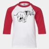 Youth Three Quarter Sleeve Baseball T-Shirt Thumbnail
