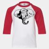 Youth Three Quarter Sleeve Baseball T-Shirt Thumbnail