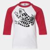 Youth Three Quarter Sleeve Baseball T-Shirt Thumbnail