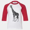 Youth Three Quarter Sleeve Baseball T-Shirt Thumbnail