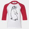 Youth Three Quarter Sleeve Baseball T-Shirt Thumbnail