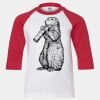 Youth Three Quarter Sleeve Baseball T-Shirt Thumbnail
