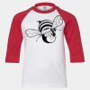 Youth Three Quarter Sleeve Baseball T-Shirt Thumbnail