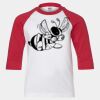 Youth Three Quarter Sleeve Baseball T-Shirt Thumbnail