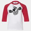 Youth Three Quarter Sleeve Baseball T-Shirt Thumbnail