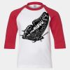 Youth Three Quarter Sleeve Baseball T-Shirt Thumbnail
