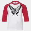 Youth Three Quarter Sleeve Baseball T-Shirt Thumbnail